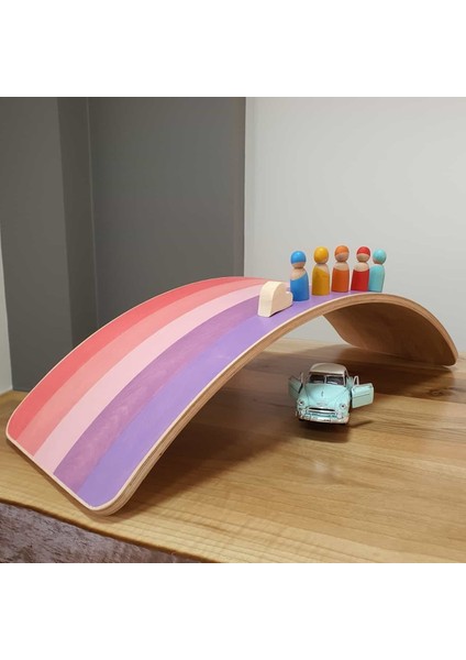 Ahşap Denge Tahtası Balance Board Doğal Ahşap Çocuk Oyuncak Oyun Tahtası fırsatları