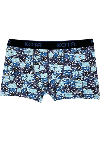 Kota 1015 Erkek Baskılı Likralı Boxer