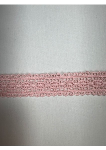 Güpür Dantel Pembe 1 Metre