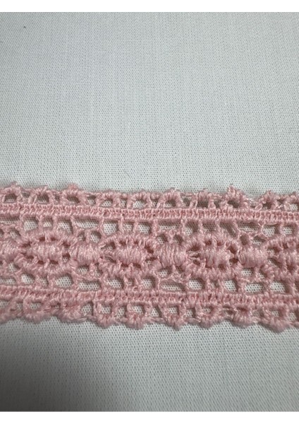 Güpür Dantel Pembe 1 Metre fırsatları