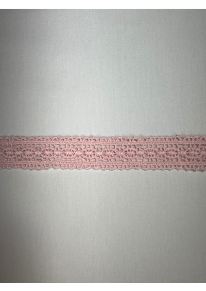 Güpür Dantel Pembe 1 Metre