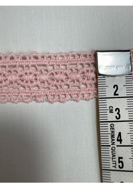 Güpür Dantel Pembe 1 Metre