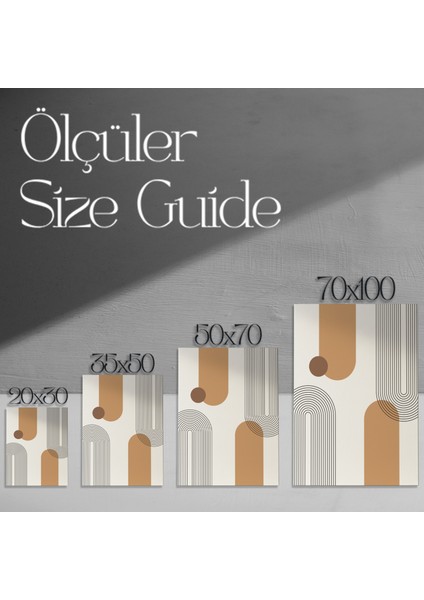 Minimalist Soyut Geometrik Sanat Tablosu modelleri