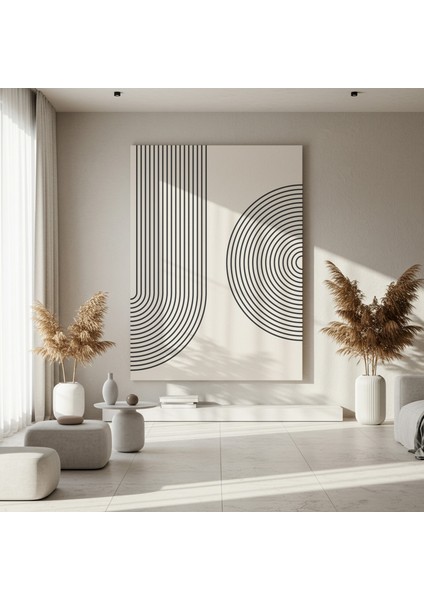 Minimalist Geometrik Sanat Tablosu fırsatları