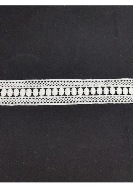 Desenli Beyaz Güpür 1 Metre fırsatları