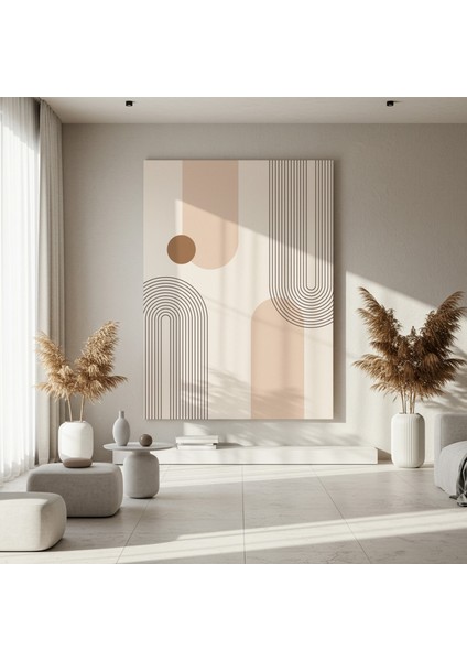 Minimalist Soyut Geometrik Sanat Tablosu fırsatları