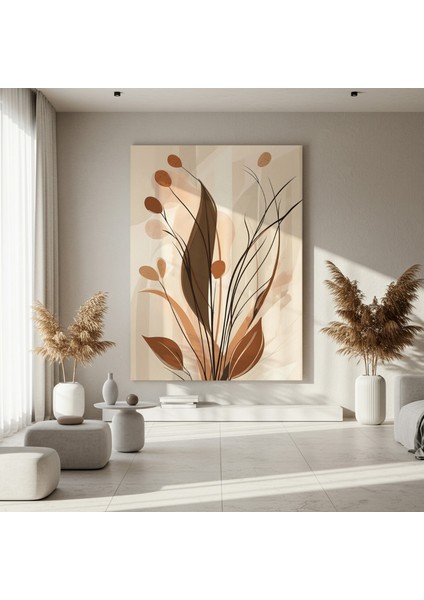 Soyut Bitkisel Desen Tablosu fırsatları