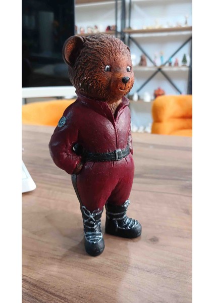 Ayı Biblo El Boyaması 15 cm Polyester Döküm modelleri