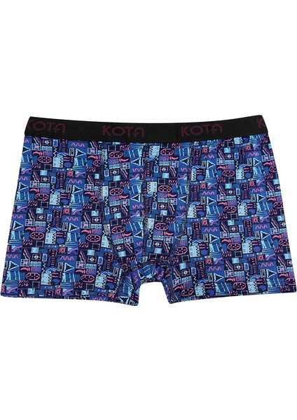 Kota 1015 Erkek Baskılı Likralı Boxer