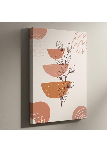 Soyut Bitkisel Desen Tablosu