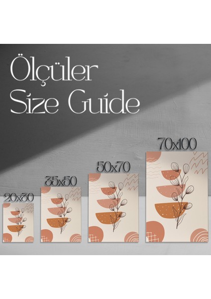 Soyut Bitkisel Desen Tablosu modelleri