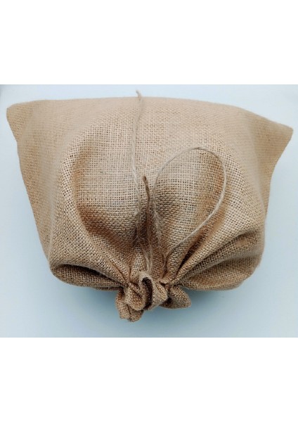 3 Adet Doğal Jüt Torba 40 x 35 cm En x Boy Büzgülü Jut Kese Doğal Ambalaj Paketleme Bayram Şekeri Torbası Hasır Torba Yılbaşı Hediye Paketi Nikah Şekeri Hediye Vegan Depo Kesesi Istanbul Sandalet
