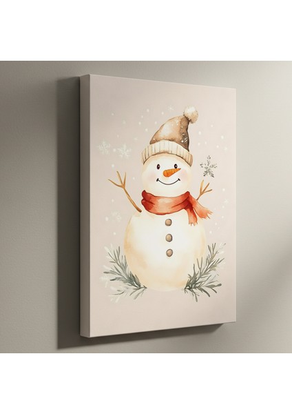Sevimli Kar Adamı Noel Tablosu