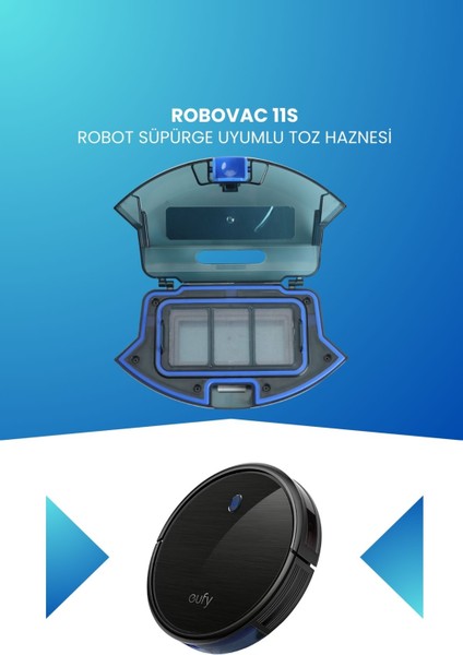 Robovac 11S Robot Süpürge Uyumlu Toz Haznesi T2108