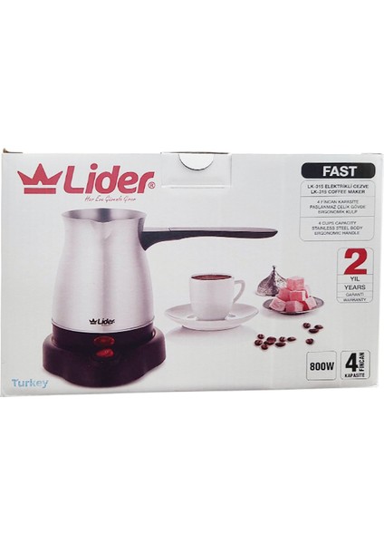 LK-315 Fast Çelik Cezve modelleri