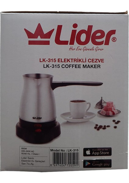 LK-315 Fast Çelik Cezve