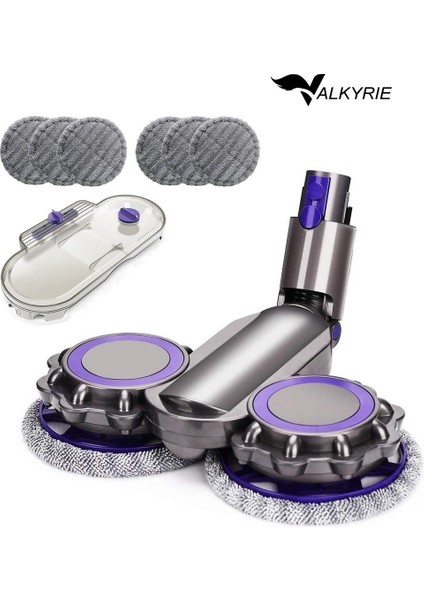 Dyson Uyumlu Paspas Başlığı Su Püskürtmeli Mop Başlık (V7/V8/V10/V11/V15) 6 Paspaslı