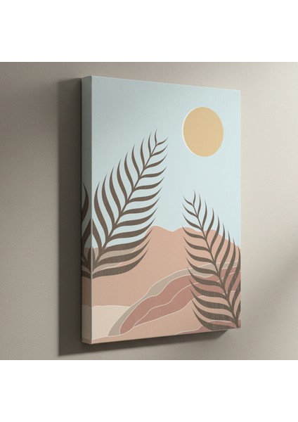 Minimalist Bitkisel Desen Tablosu