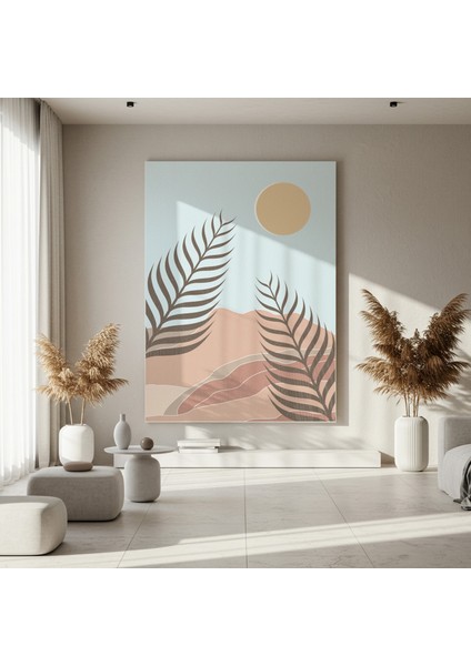 Minimalist Bitkisel Desen Tablosu fırsatları