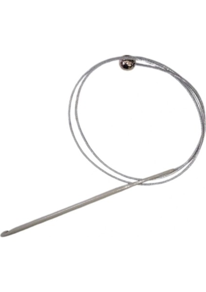 Misinalı Çelik Stoplu Tığ Şiş 3,5 Numara 60 cm