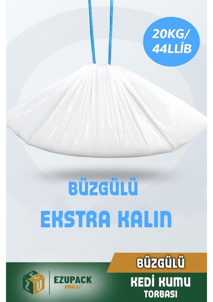 21'li Kedi Kumu Torbası Pudra Kokulu Büzgülü Poşet Pet Evcil Hayvan Kedi Tuvaleti 3 Paket 82X50CM