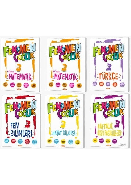 Fenomen Çocuk 3.sınıf Eğitim Seti 6 Kitap 2025-2026