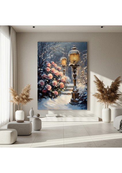 Kış Bahçesi Gül ve Fener Tablosu fırsatları