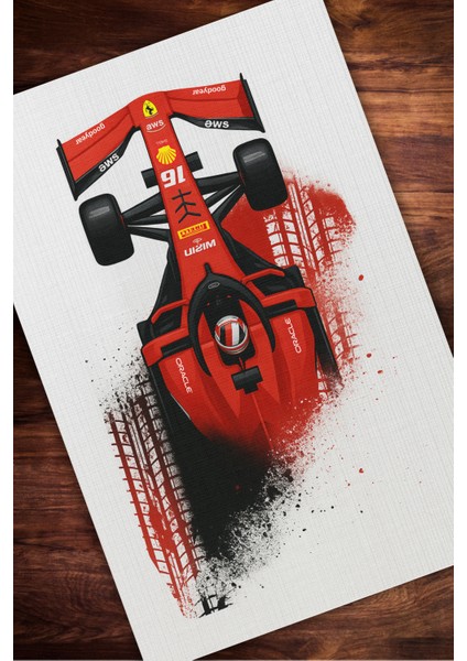Kırmızı Renkli Formula 1 Yarış Arabalı Halı Dijital Baskılı Dokuma Kaymaz Tabanlı Yıkanabilir Evcil Hayvan Dostu F1 Temalı Ofis Halısı modelleri