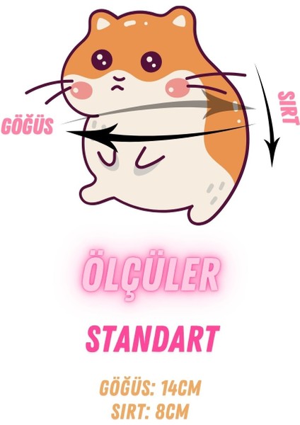 Hamster Için Güllü Gri Kazak modelleri