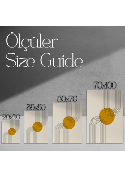 Minimalist Geometrik Sanat Tablosu modelleri