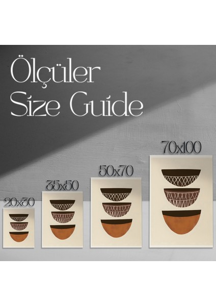Soyut Geometrik Desen Tablosu modelleri