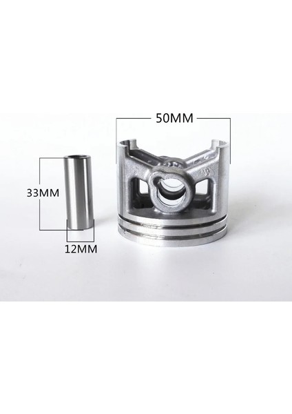 Motorlu Testere Stıhl 440 / 044 Uyumlu 50 mm Silindir Piston Seti 12 mm Pimli Motorlu Testere Yedek Parça fiyatları