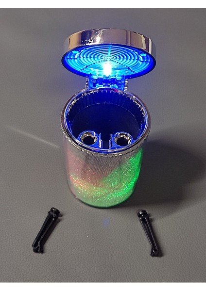 Volvo S60 2.0 T5 Advance Powershıft Araca Uygun Rgb 7 Renkli LED Işıklı Araç Içi Küllük