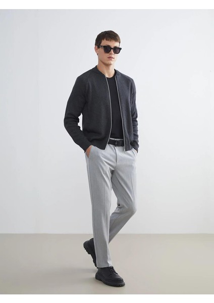 Standart Kalıp Kolej Yaka Erkek Triko Hırka (W5) fiyatları