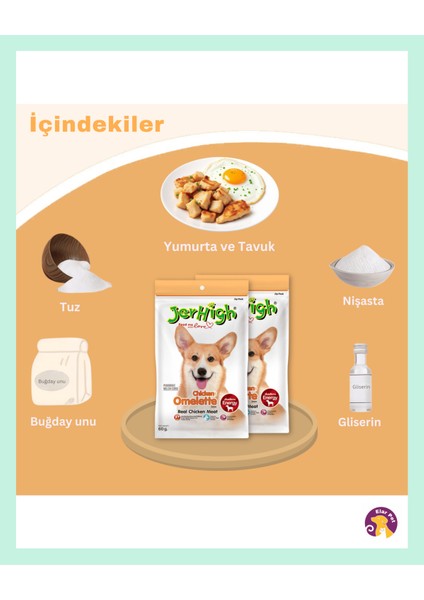 Yumurta ve Tavuk Eti Köpek Ödül Maması (60G) fırsatları