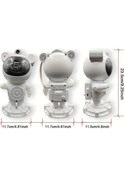 Sesli Astronot Galaksi Kumandalı Gece Tavan Lambası Samanyolu Projeksiyon Işığı fırsatları