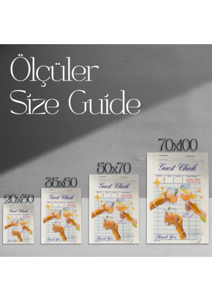 Aperol Spritz ve Yaz Akşamları Illüstrasyon Tablosu modelleri