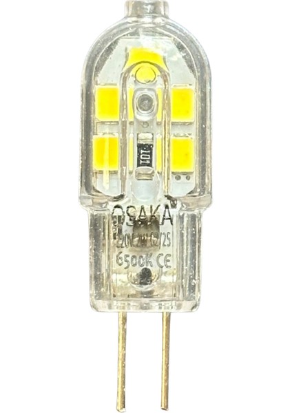 (5 adet) Osaka 2W Beyaz Işık (6500K) G4 Duylu (Iğne Bacak) LED Kapsül Ampul fiyatları