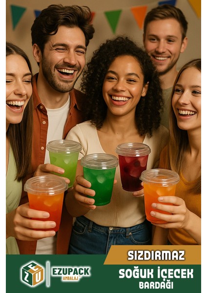 50Lİ 350 cc Kapaklı Sert Plastik Bardak Pet Bardak Limonata Soğuk Içecek Kahve Latte Bardağı indirimleri