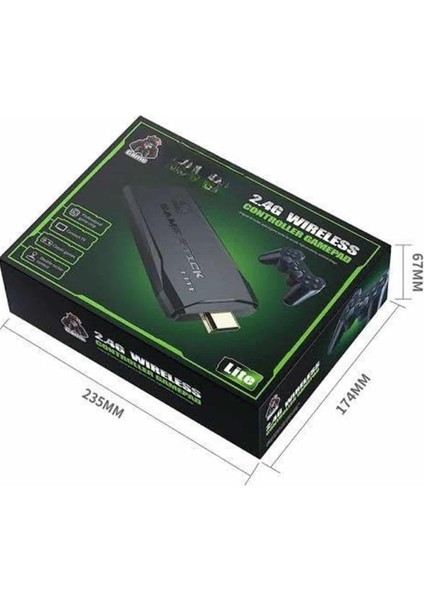 Mbb E- Ticaret 2. 4g Uyumlu Kablosuz Çift Kol Atari Retro 20000 Oyun Game Stick fırsatları