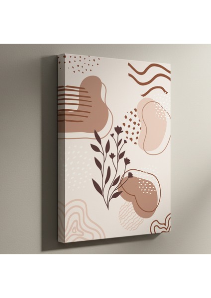 Soyut Botanik Desen Tablosu