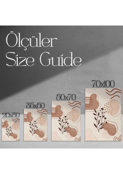 Soyut Botanik Desen Tablosu modelleri