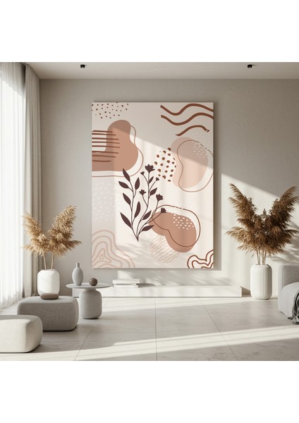 Soyut Botanik Desen Tablosu fırsatları