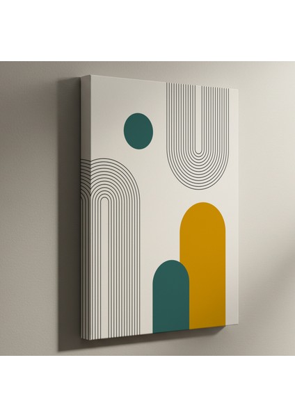 Minimalist Soyut Geometrik Sanat Tablosu