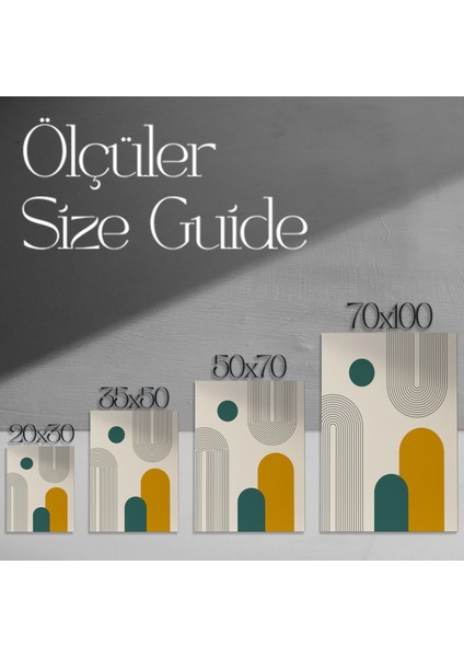 Minimalist Soyut Geometrik Sanat Tablosu modelleri