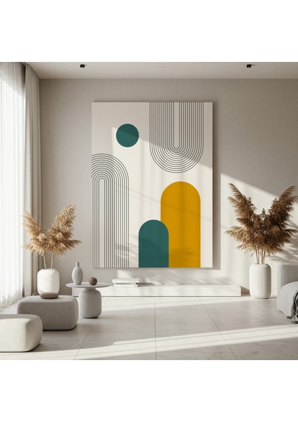 Minimalist Soyut Geometrik Sanat Tablosu fırsatları