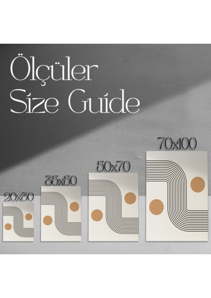 Minimalist Soyut Sanat Tablosu modelleri