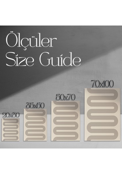 Minimalist Geometrik Sanat Tablosu modelleri