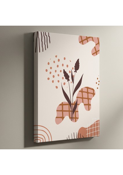 Soyut Bitkisel Desen Tablosu