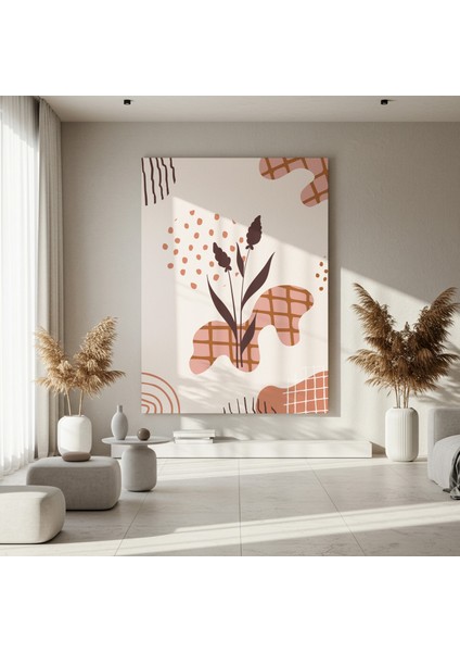 Soyut Bitkisel Desen Tablosu fırsatları